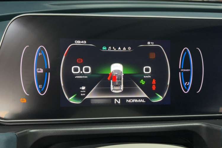 Used ORA Good Cat 2021 400km Standard Range Venus Edition Lithium-Ion Battery Instrument Cluster