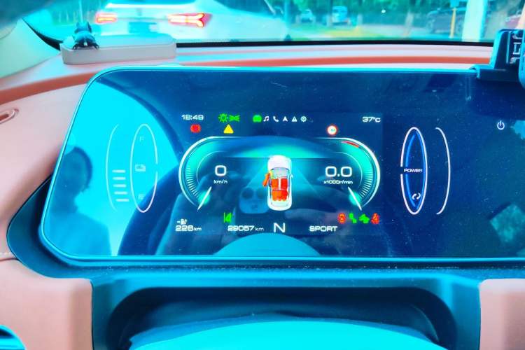 Used ORA Good Cat 2021 400km Standard Range Venus Edition Lithium Iron Phosphate Instrument Cluster