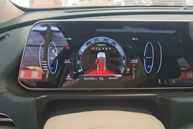 Used ORA Good Cat 2021 500km Long-Range Poseidon Edition Lithium-Ion Battery Instrument Cluster