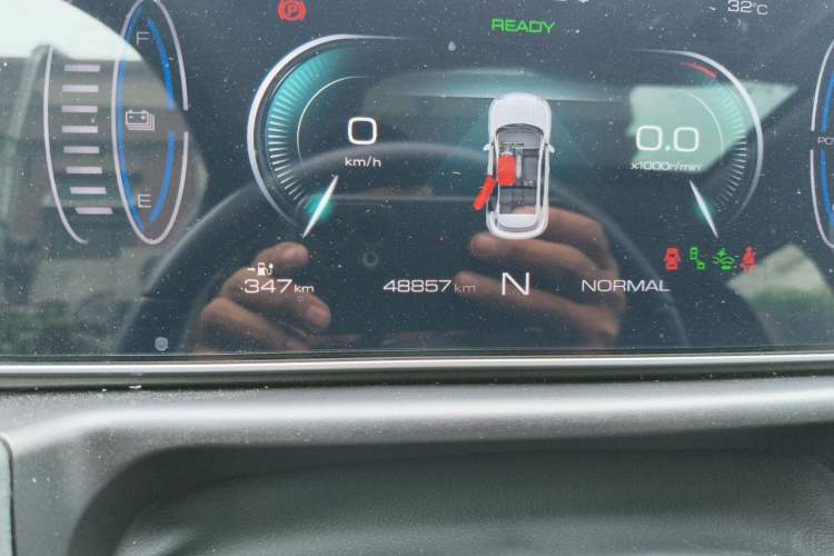 Used ORA Good Cat 2021 400km Standard Range Muse Edition Lithium Iron Phosphate Odometer Close Up