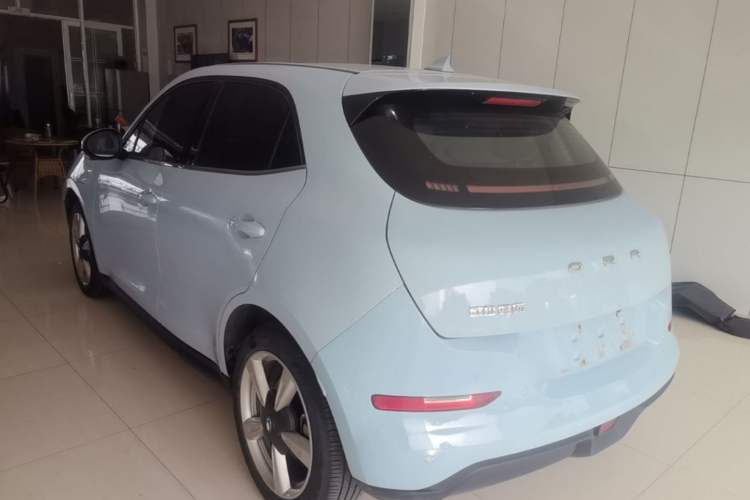 Used ORA Good Cat 2021 400km Standard Range Venus Edition Lithium-Ion Battery Rear Left 45 Deg