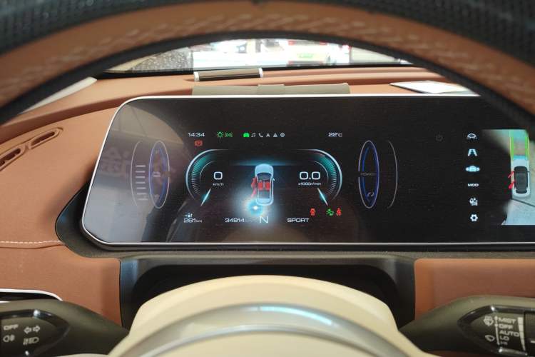 Used ORA Good Cat 2021 400km Standard Range Venus Edition Lithium Iron Phosphate Instrument Cluster