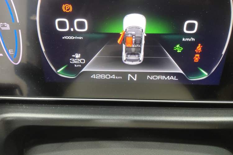 Used ORA Good Cat 2021 400km Standard Range Athena Edition Lithium-Ion Battery Odometer Close Up