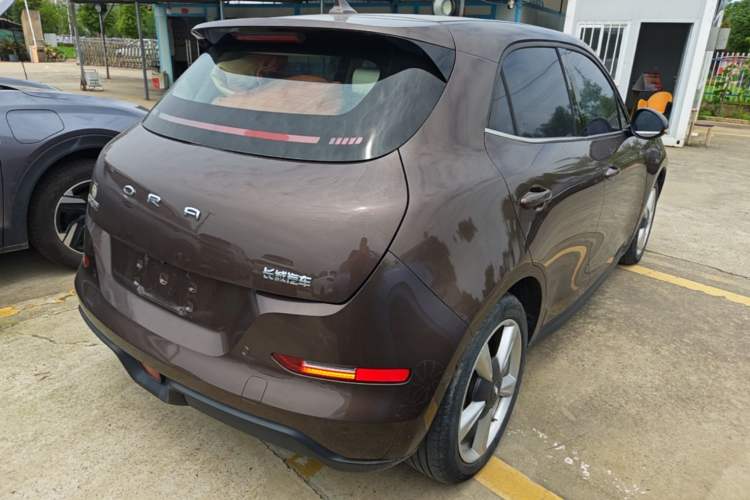 Used ORA Good Cat 2021 400km Standard Range Venus Edition Lithium Iron Phosphate Rear Right 45 Deg