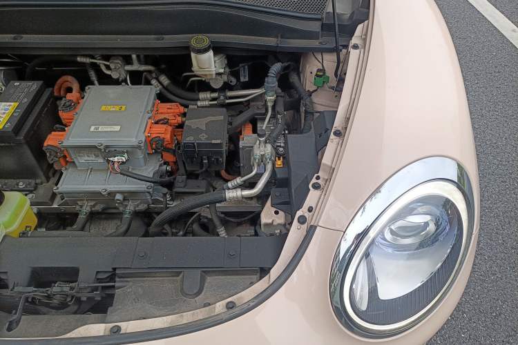 Used ORA Good Cat 2021 500km Long-Range Poseidon Edition Lithium-Ion Battery Engine Bay Left