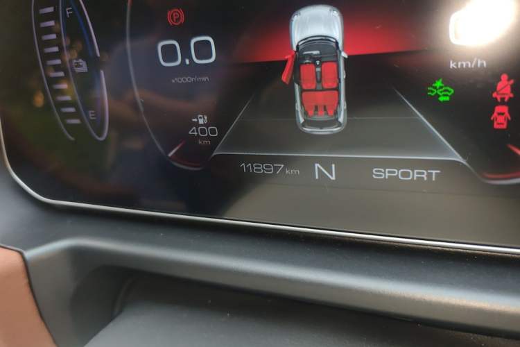Used ORA Good Cat 2021 400km Standard Range Athena Edition Lithium Iron Phosphate Odometer Close Up