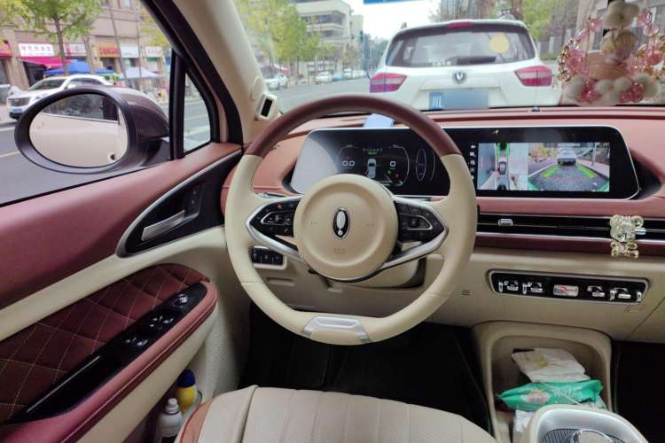 Used ORA Good Cat 2021 400km Standard Range Athena Edition Lithium Iron Phosphate Steering Wheel