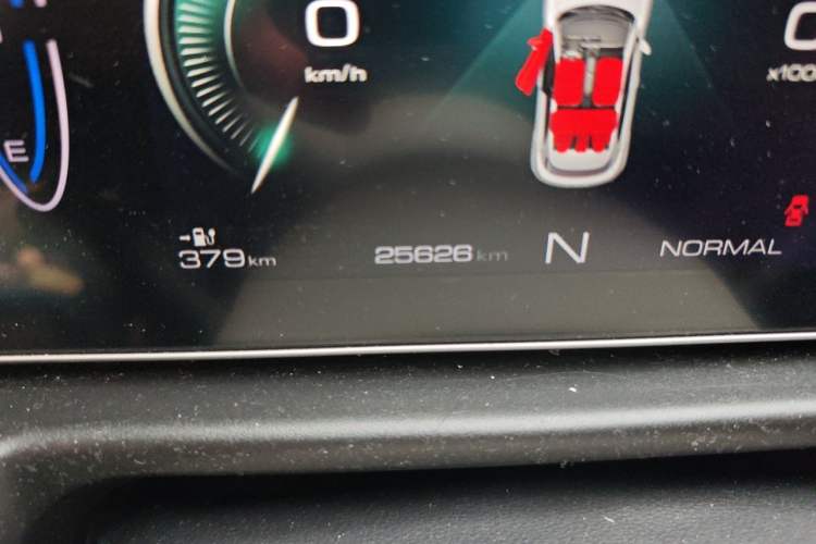 Used ORA Good Cat 2021 400km Standard Range Athena Edition Lithium Iron Phosphate Odometer Close Up