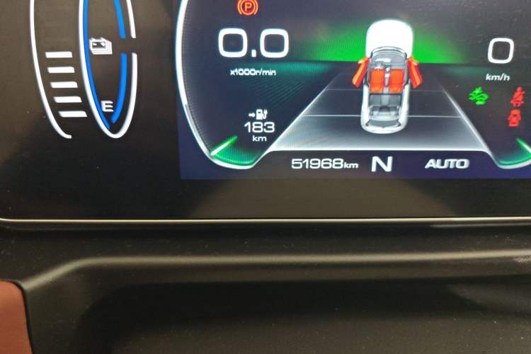 Used ORA Good Cat 2021 400km Standard Range Venus Edition Lithium-Ion Battery Odometer Close Up