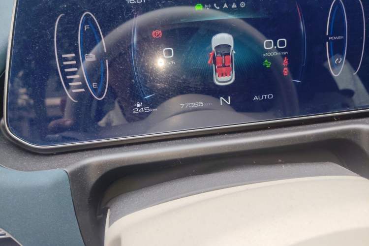 Used ORA Good Cat 2021 400km Standard Range Athena Edition Lithium Iron Phosphate Odometer Close Up