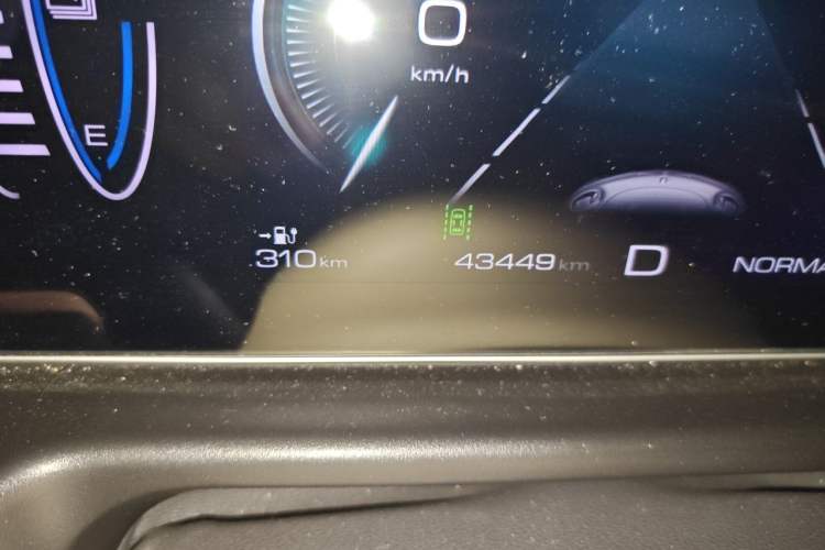 Used ORA Good Cat 2021 400km Standard Range Athena Edition Lithium Iron Phosphate Odometer Close Up