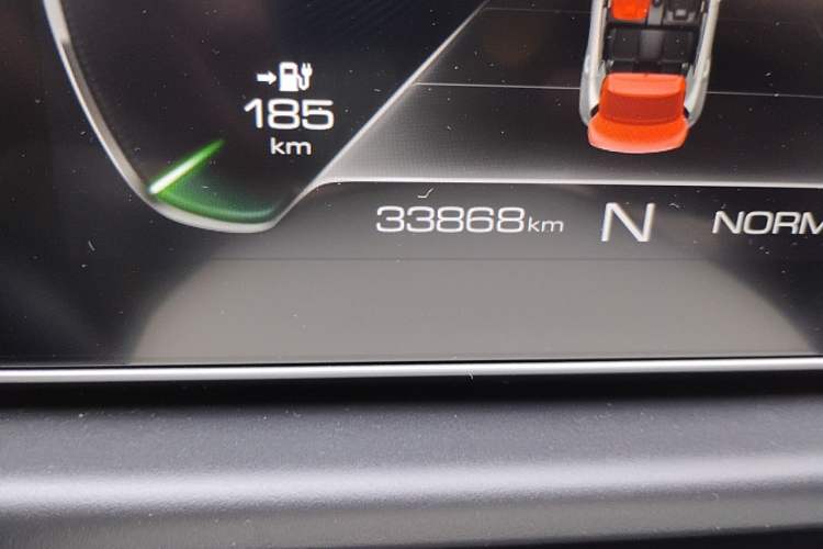 Used ORA Good Cat 2021 400km Standard Range Athena Edition Lithium Iron Phosphate Odometer Close Up