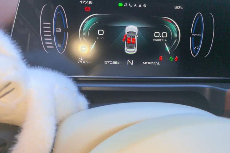 Used ORA Good Cat 2021 400km Standard Range Venus Edition Lithium Iron Phosphate Odometer Close Up