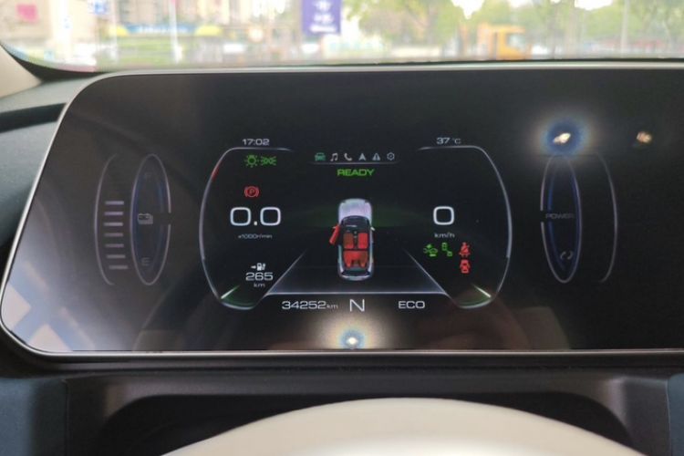 Used ORA Good Cat 2021 400km Standard Range Athena Edition Lithium Iron Phosphate Odometer Close Up