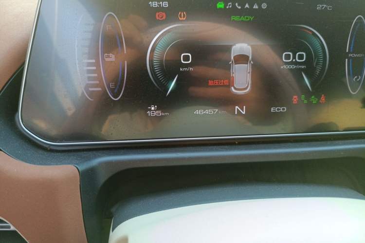 Used ORA Good Cat 2021 400km Standard Range Athena Edition Lithium-Ion Battery Odometer Close Up