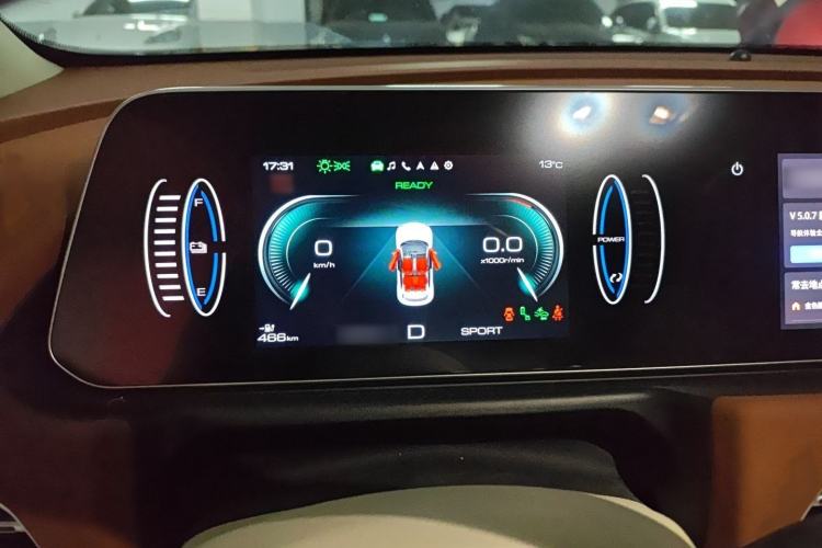 Used ORA Good Cat 2021 500km Long-Range Poseidon Edition Lithium-Ion Battery Instrument Cluster