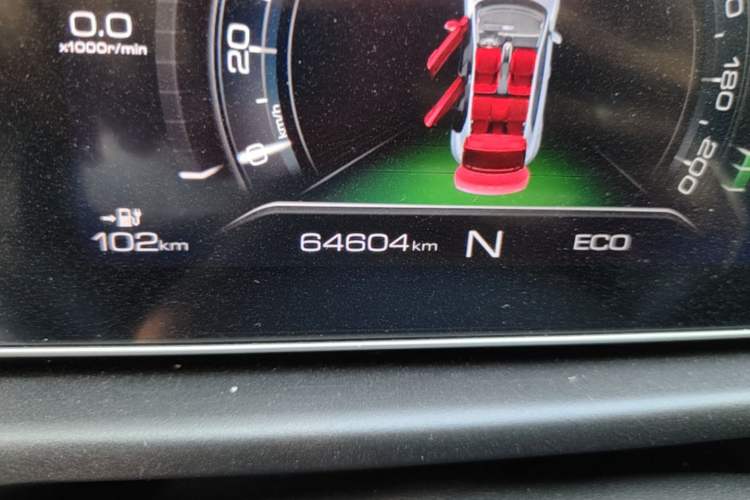 Used ORA Good Cat 2021 500km Long-Range Poseidon Edition Lithium-Ion Battery Odometer Close Up