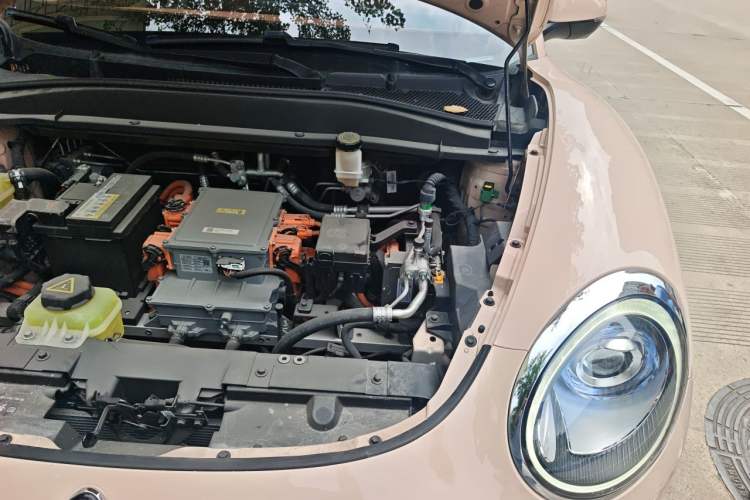 Used ORA Good Cat 2021 400km Standard Range Venus Edition Lithium Iron Phosphate Engine Bay Left