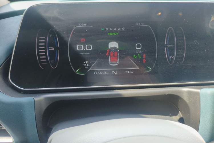 Used ORA Good Cat 2021 400km Standard Range Athena Edition Lithium Iron Phosphate Instrument Cluster