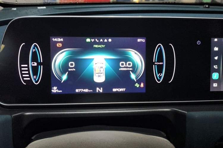 Used ORA Good Cat 2021 400km Standard Range Venus Edition Lithium-Ion Battery Instrument Cluster