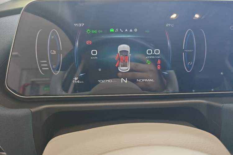 Used ORA Good Cat 2021 400km Standard Range Venus Edition Lithium-Ion Battery Instrument Cluster