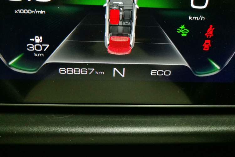 Used ORA Good Cat 2021 400km Standard Range Athena Edition Lithium-Ion Battery Odometer Close Up