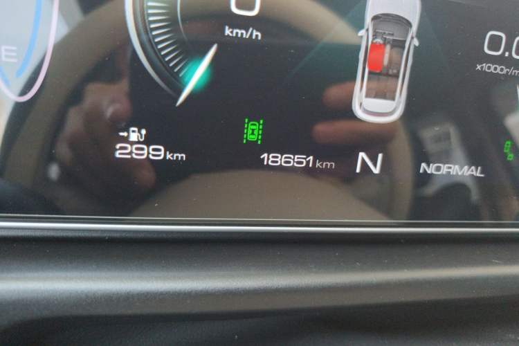 Used ORA Good Cat 2021 400km Standard Range Athena Edition Lithium Iron Phosphate Odometer Close Up