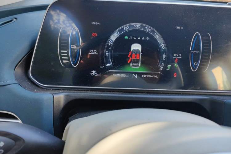 Used ORA Good Cat 2021 400km Standard Range Venus Edition Lithium-Ion Battery Odometer Close Up