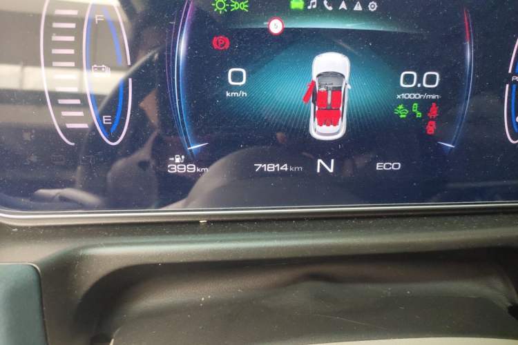 Used ORA Good Cat 2021 400km Standard Range Athena Edition Lithium Iron Phosphate Odometer Close Up