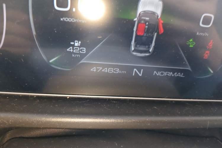 Used ORA Good Cat 2021 500km Long-Range Apollo Edition Ternary Lithium Odometer Close Up