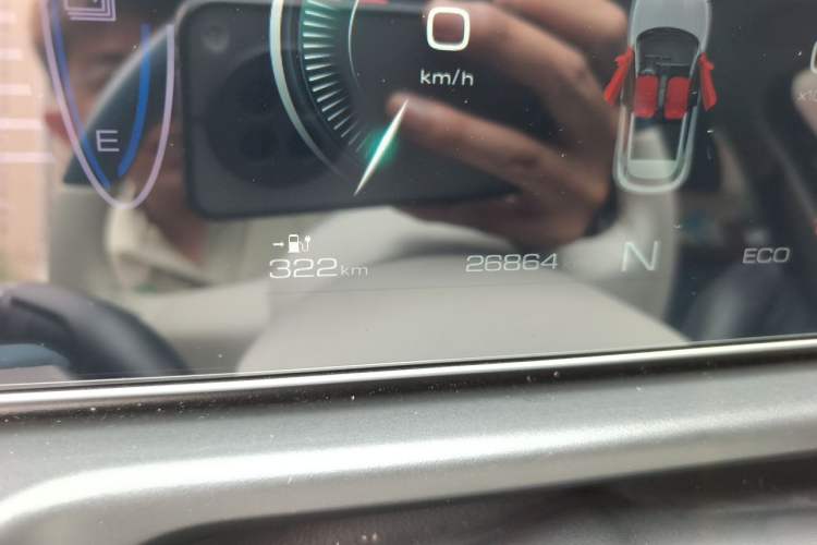 Used ORA Good Cat 2021 400km Standard Range Venus Edition Lithium Iron Phosphate Odometer Close Up