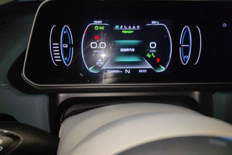 Used ORA Good Cat 2021 400km Standard Range Athena Edition Lithium-Ion Battery Odometer Close Up