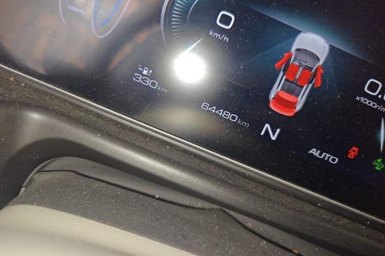 Used ORA Good Cat 2021 400km Standard Range Venus Edition Lithium Iron Phosphate Odometer Close Up