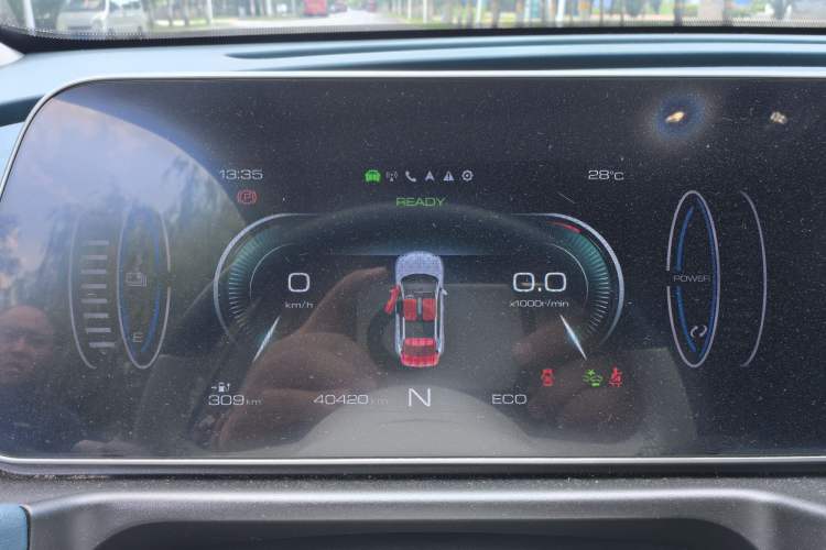 Used ORA Good Cat 2021 400km Standard Range Venus Edition Lithium-Ion Battery Odometer Close Up