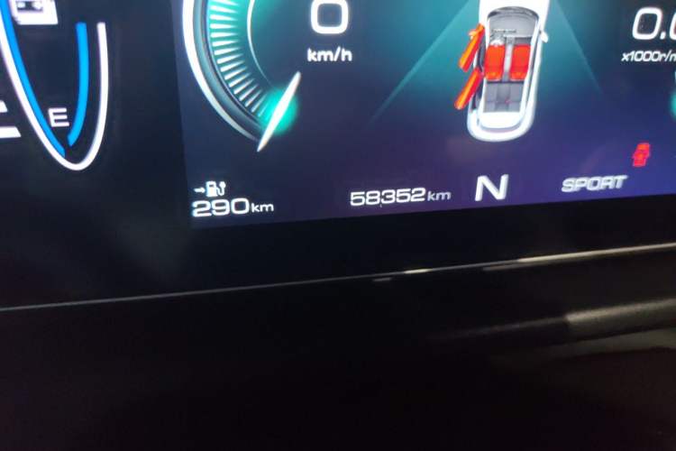Used ORA Good Cat 2021 400km Standard Range Venus Edition Lithium-Ion Battery Odometer Close Up