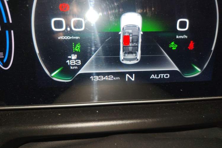 Used ORA Good Cat 2021 400km Standard Range Athena Edition Lithium Iron Phosphate Odometer Close Up