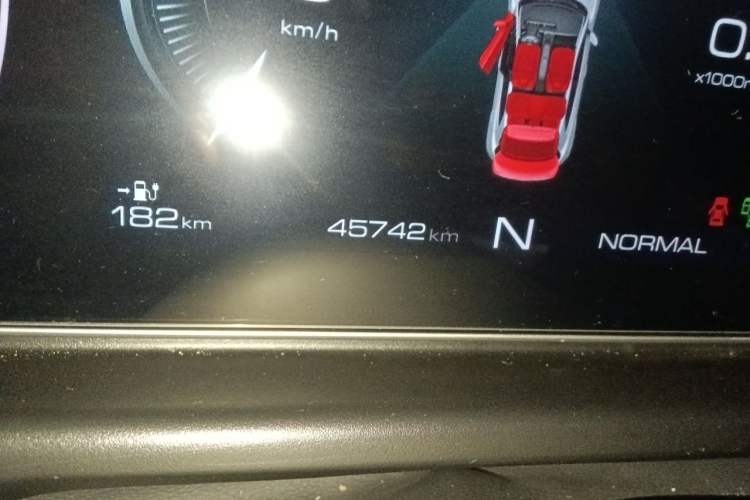 Used ORA Good Cat 2021 400km Standard Range Athena Edition Lithium Iron Phosphate Odometer Close Up