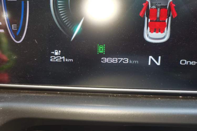 Used ORA Good Cat 2021 400km Standard Range Athena Edition Lithium Iron Phosphate Odometer Close Up