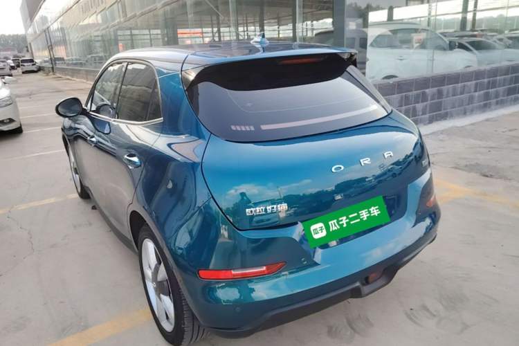 Used ORA Good Cat 2021 400km Standard Range Athena Edition Lithium Iron Phosphate Rear Left 45 Deg