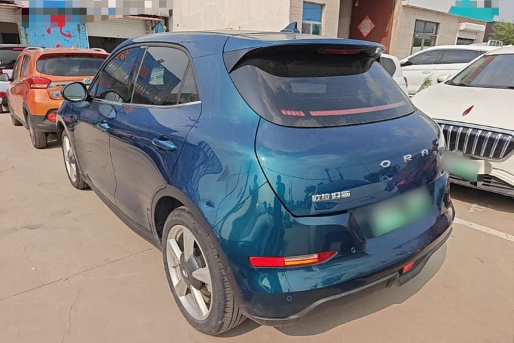 Used ORA Good Cat 2021 400km Standard Range Athena Edition Lithium-Ion Battery Rear Left 45 Deg