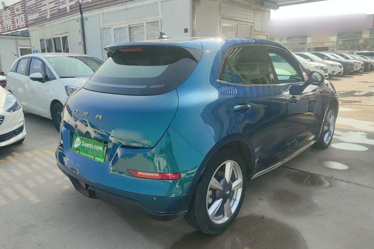 Used ORA Good Cat 2021 400km Standard Range Athena Edition Lithium-Ion Battery Rear Right 45 Deg