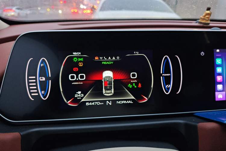 Used ORA Good Cat 2021 400km Standard Range Athena Edition Lithium-Ion Battery Instrument Cluster