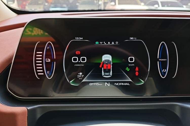 Used ORA Good Cat 2021 400km Standard Range Athena Edition Lithium-Ion Battery Instrument Cluster