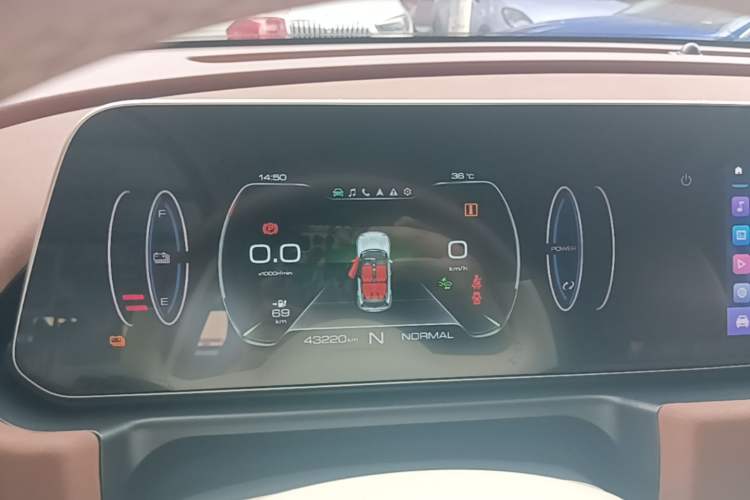 Used ORA Good Cat 2021 400km Standard Range Athena Edition Lithium Iron Phosphate Instrument Cluster