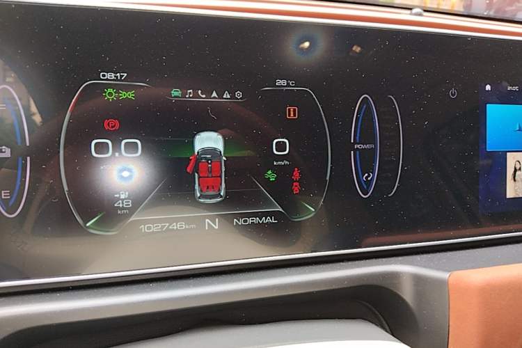 Used ORA Good Cat 2021 400km Standard Range Muse Edition Lithium-Ion Battery Instrument Cluster