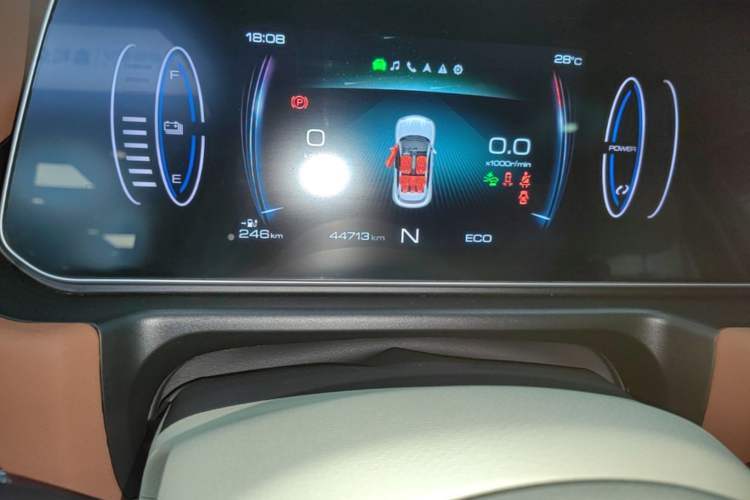 Used ORA Good Cat 2021 500km Long-Range Poseidon Edition Lithium-Ion Battery Instrument Cluster