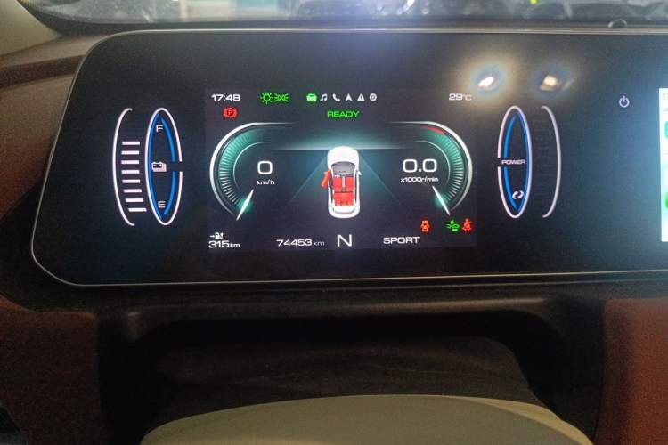 Used ORA Good Cat 2021 400km Standard Range Athena Edition Lithium-Ion Battery Instrument Cluster