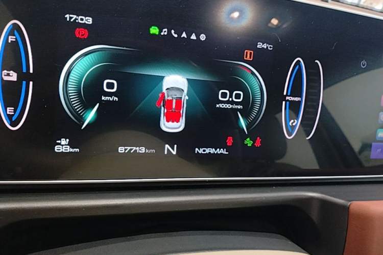 Used ORA Good Cat 2021 400km Standard Range Athena Edition Lithium Iron Phosphate Instrument Cluster