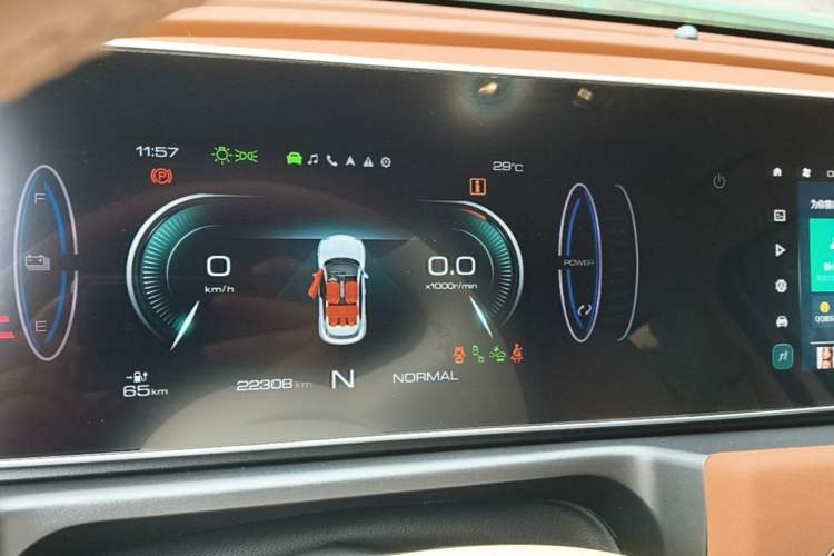Used ORA Good Cat 2021 400km Standard Range Athena Edition Lithium Iron Phosphate Instrument Cluster