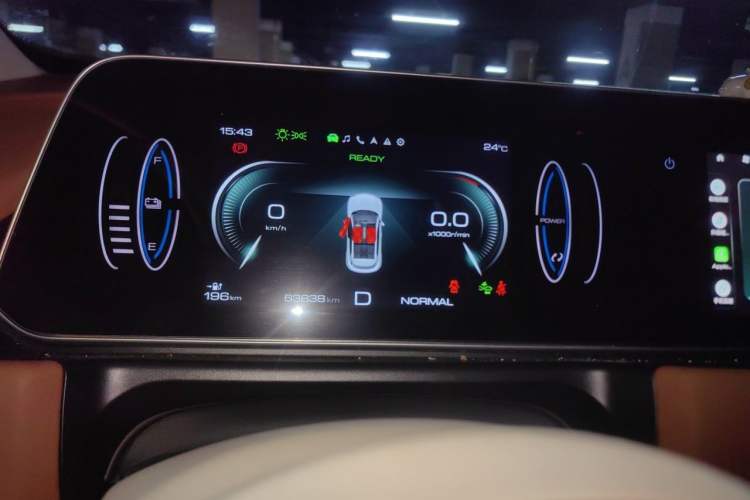 Used ORA Good Cat 2021 400km Standard Range Venus Edition Lithium-Ion Battery Instrument Cluster